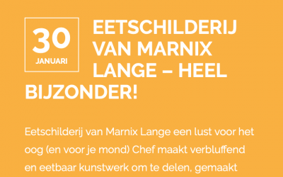 Bijzonderuiteten.nl: “Eetschilderij van Marnix Lange – Heel bijzonder”